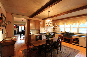 Davis House with large European kitchen